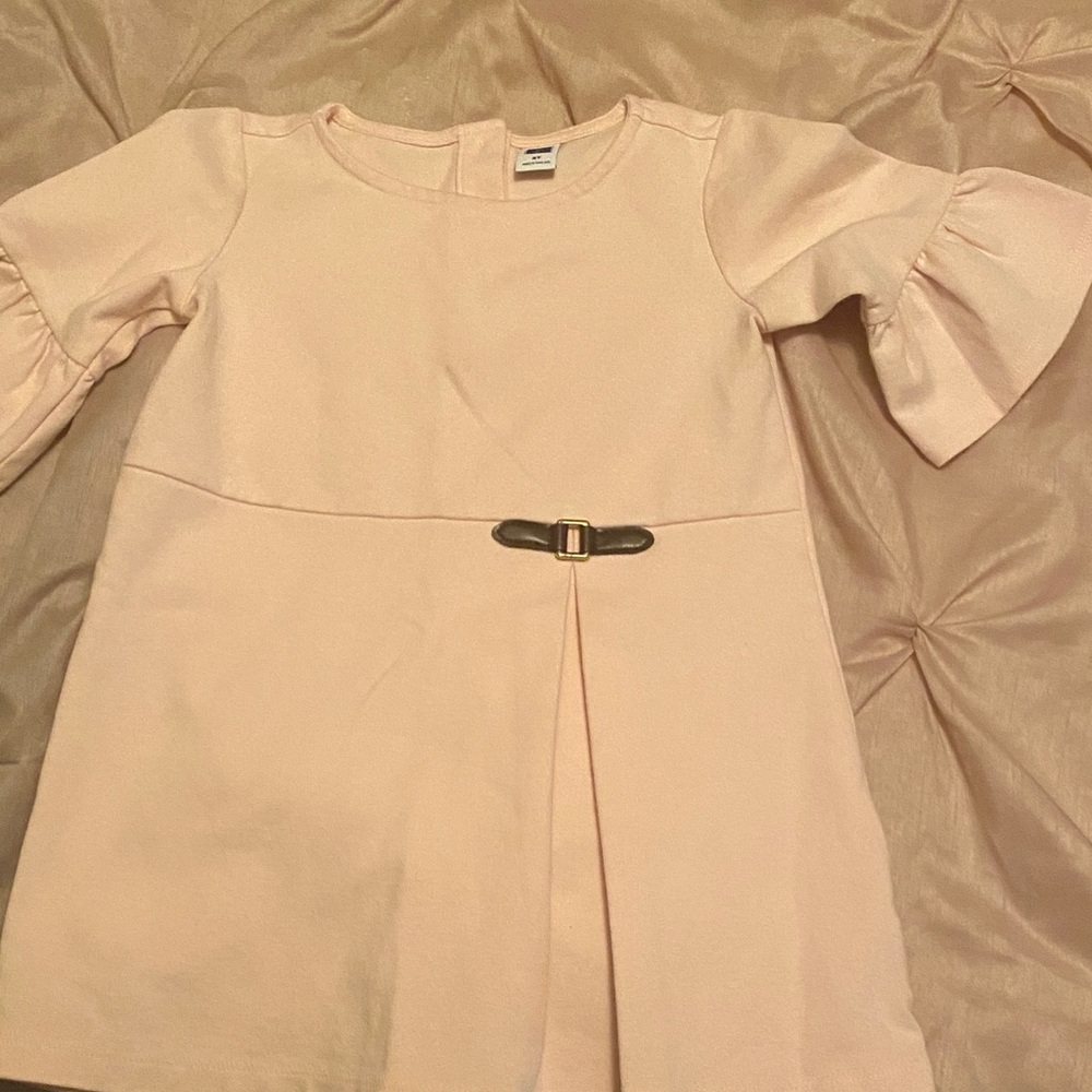 Janie and Jack Light Pink Dress with Belt